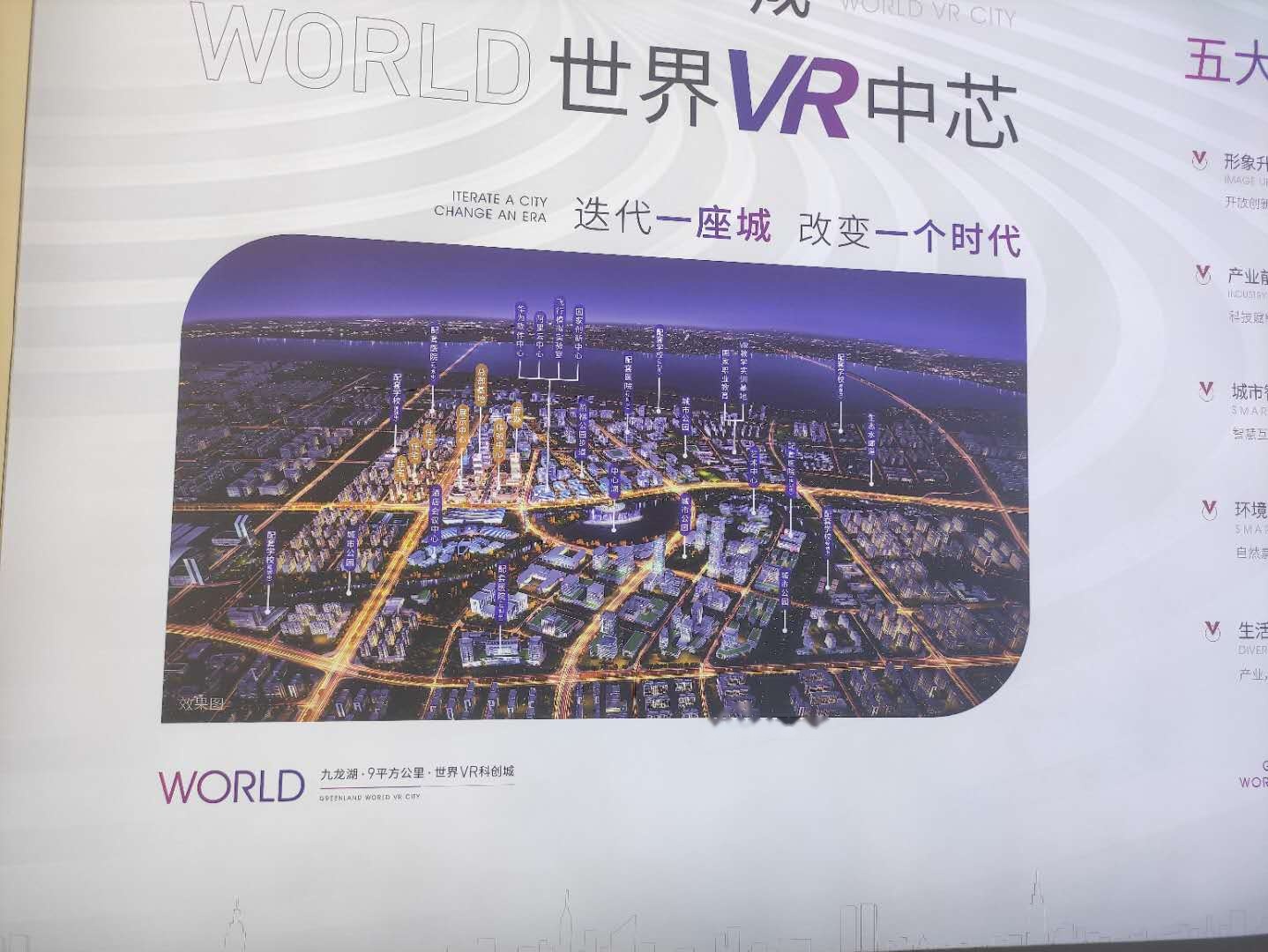 绿地VR科创城沙盘图