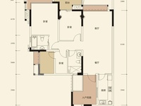 南湖世纪一期1-3号楼B7户型3室2厅2卫1厨 112.47㎡