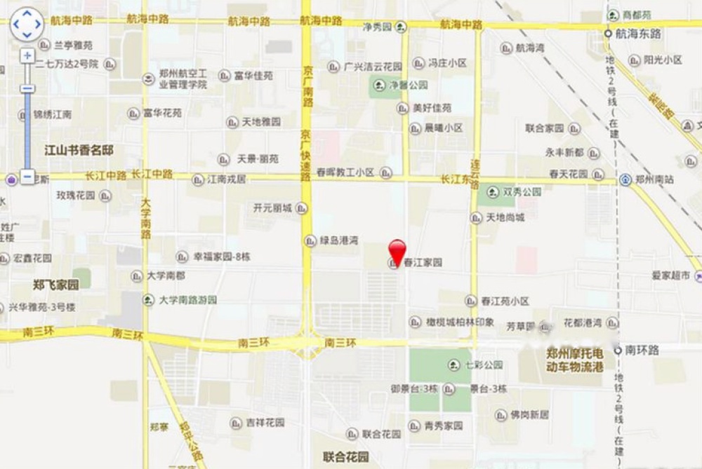 春江家园位置交通图