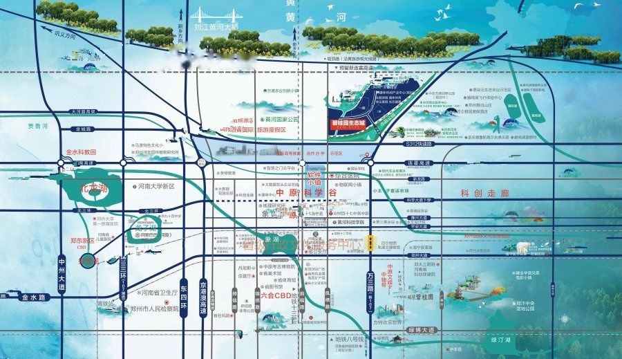 碧桂园生态城位置交通图