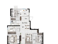 115m²  三室两厅两卫