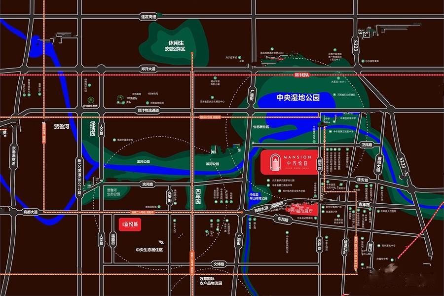 中茂悦庭位置交通图
