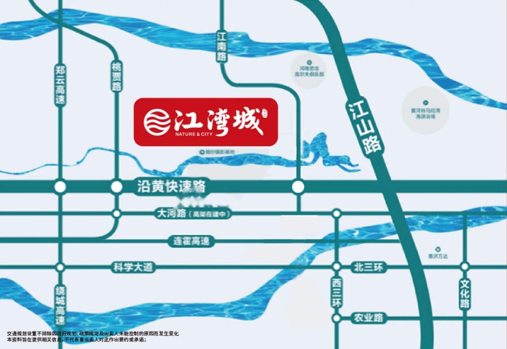 融信江湾城位置交通图