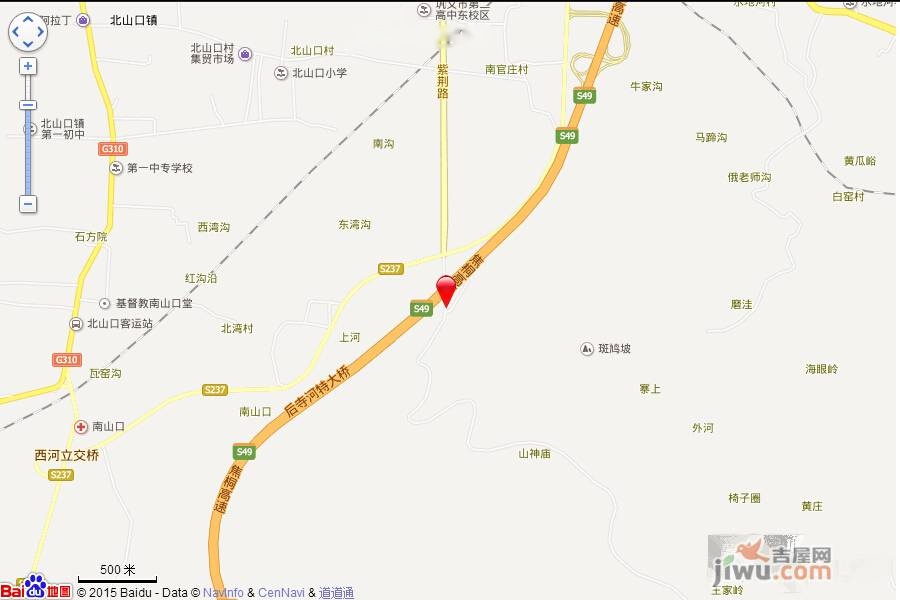 青龙山国际生态示范区位置交通图