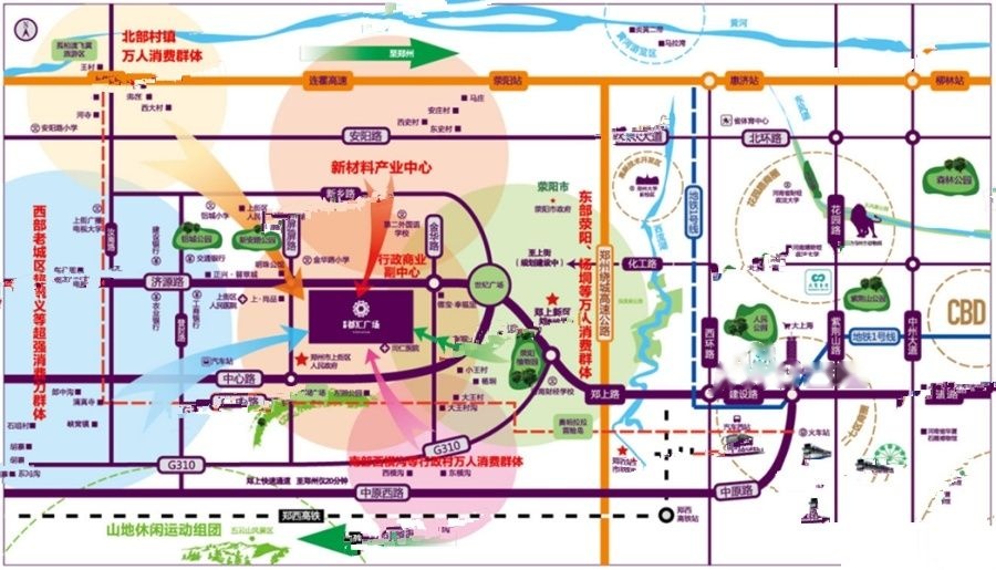 和昌都汇广场位置交通图