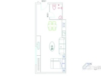 公寓52.10平米一房户型