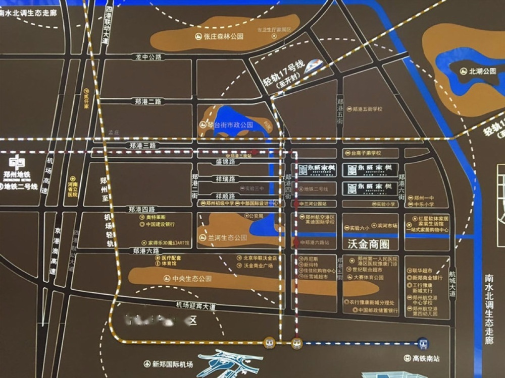 兴港永威南樾位置交通图