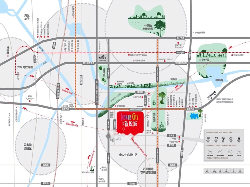 中茂新悦城位置交通图