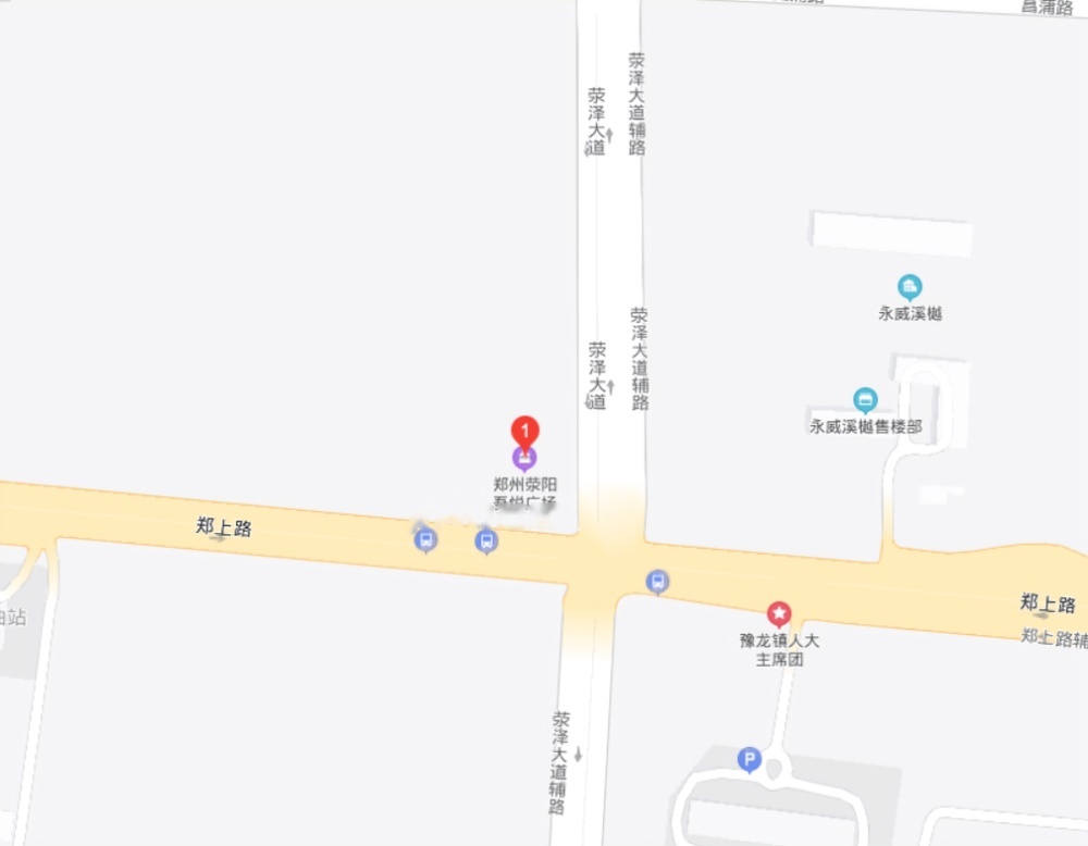 荥阳吾悦广场位置交通图