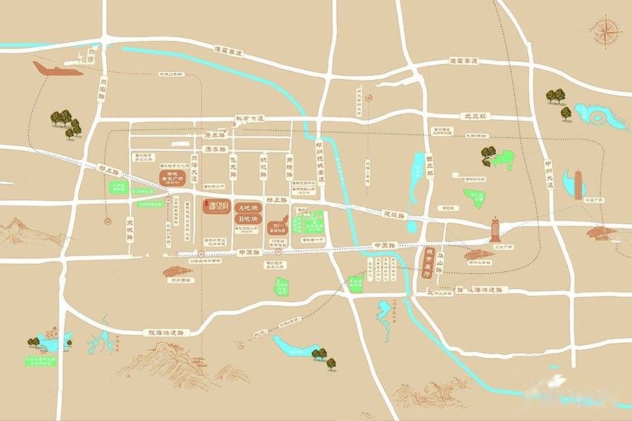 新城郡望府位置交通图
