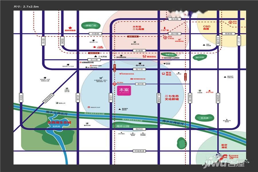 锦荣UI公寓位置交通图