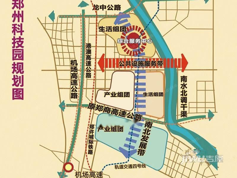 郑港新坐标位置交通图