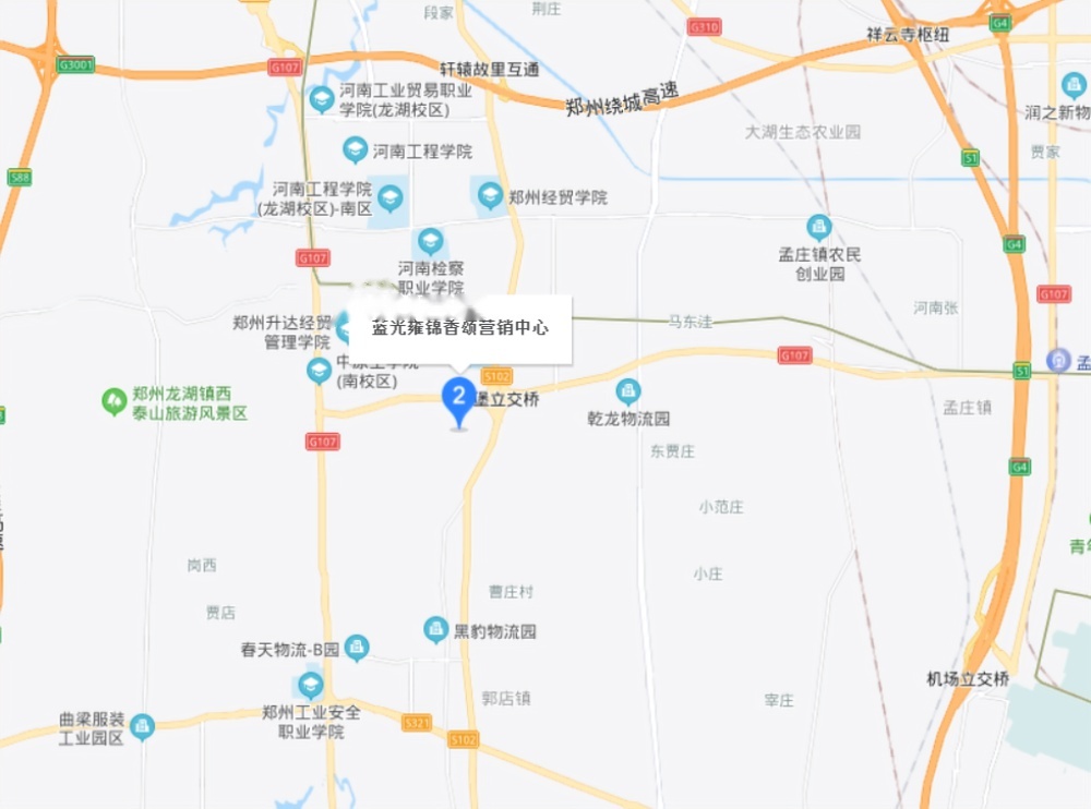 蓝光雍锦香颂位置交通图