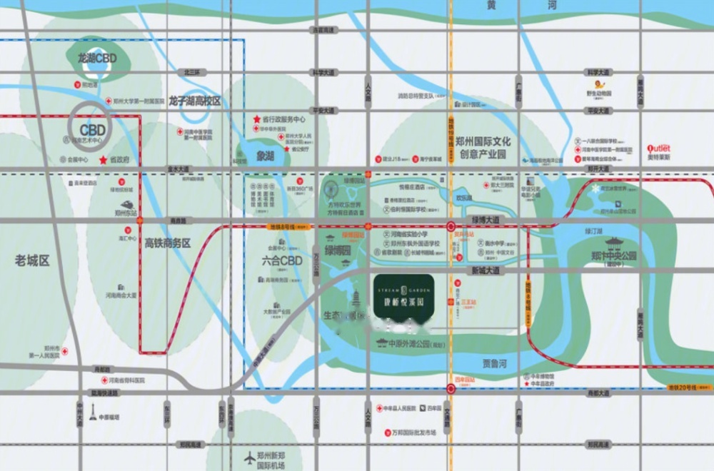 康桥悦溪园位置交通图