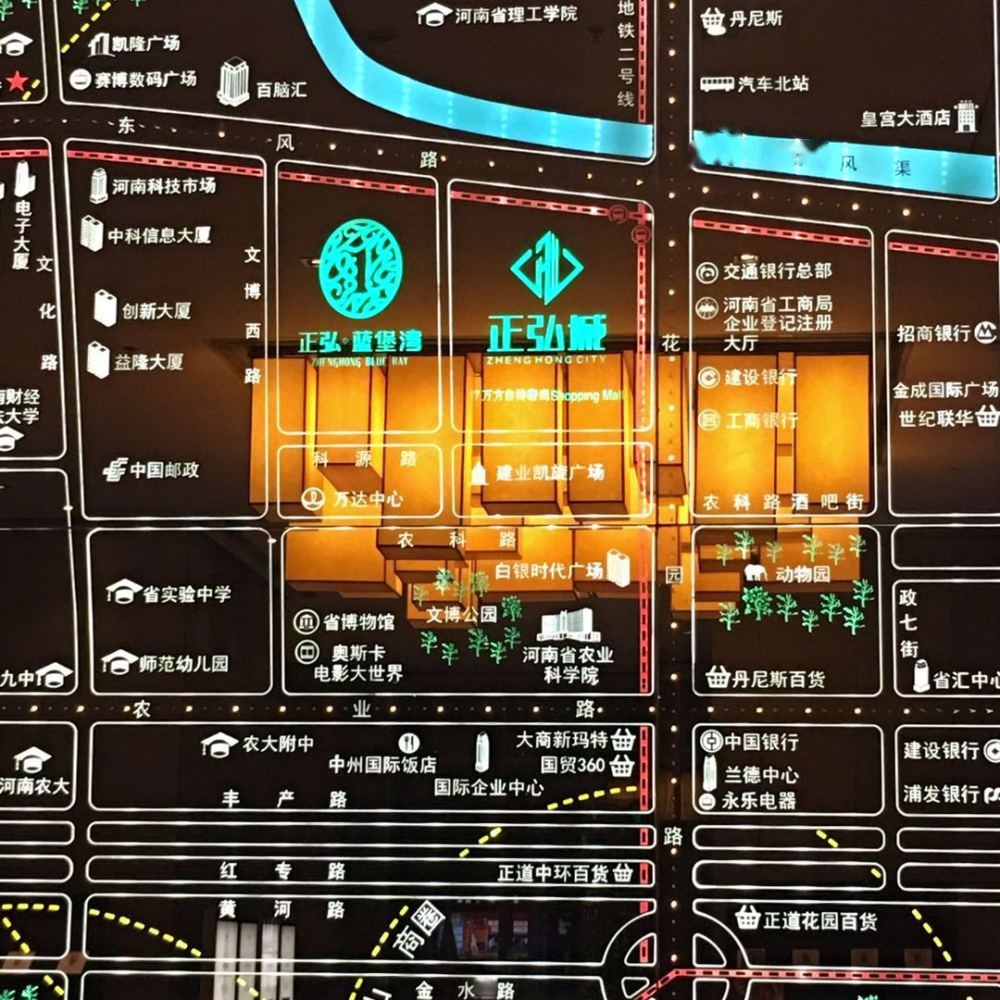 正弘城丽汀公寓位置交通图