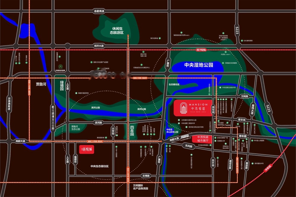 中茂悦庭位置交通图