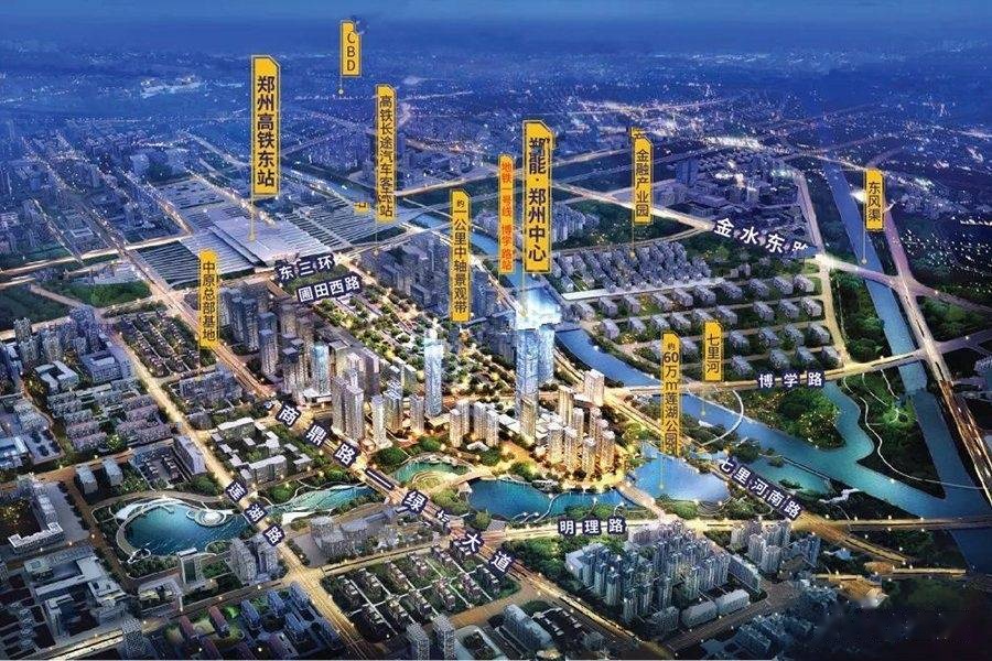 宝能郑州中心规划图