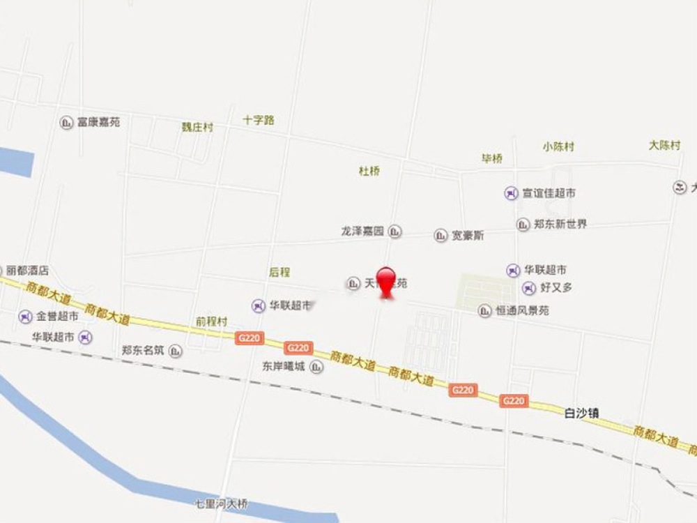 郑东尚庭位置交通图