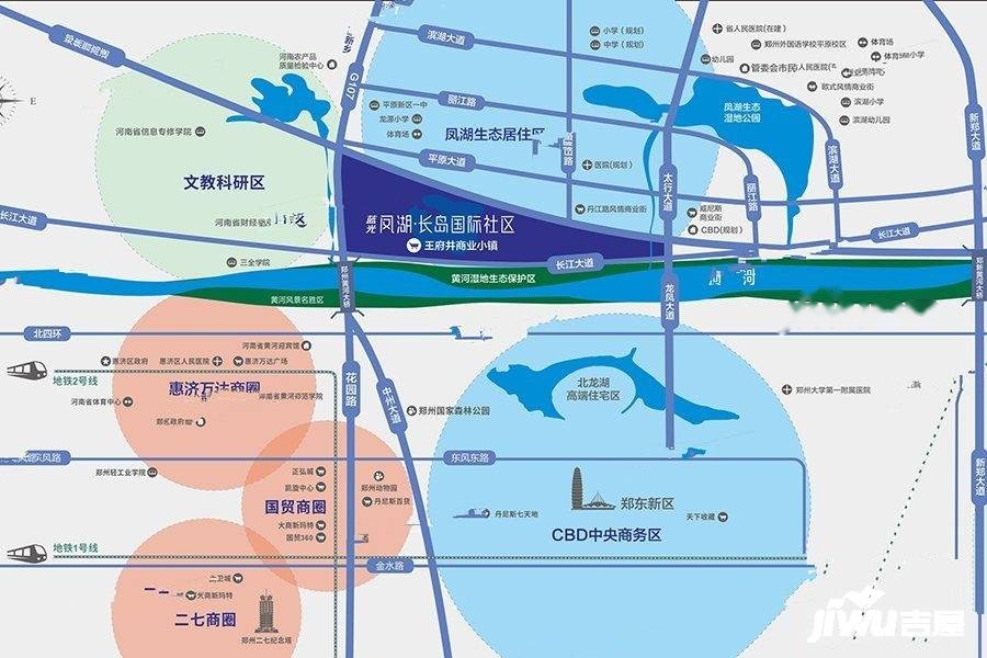 蓝光凤湖长岛国际社区位置交通图
