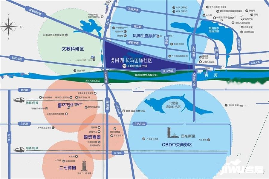 蓝光凤湖长岛国际社区位置交通图