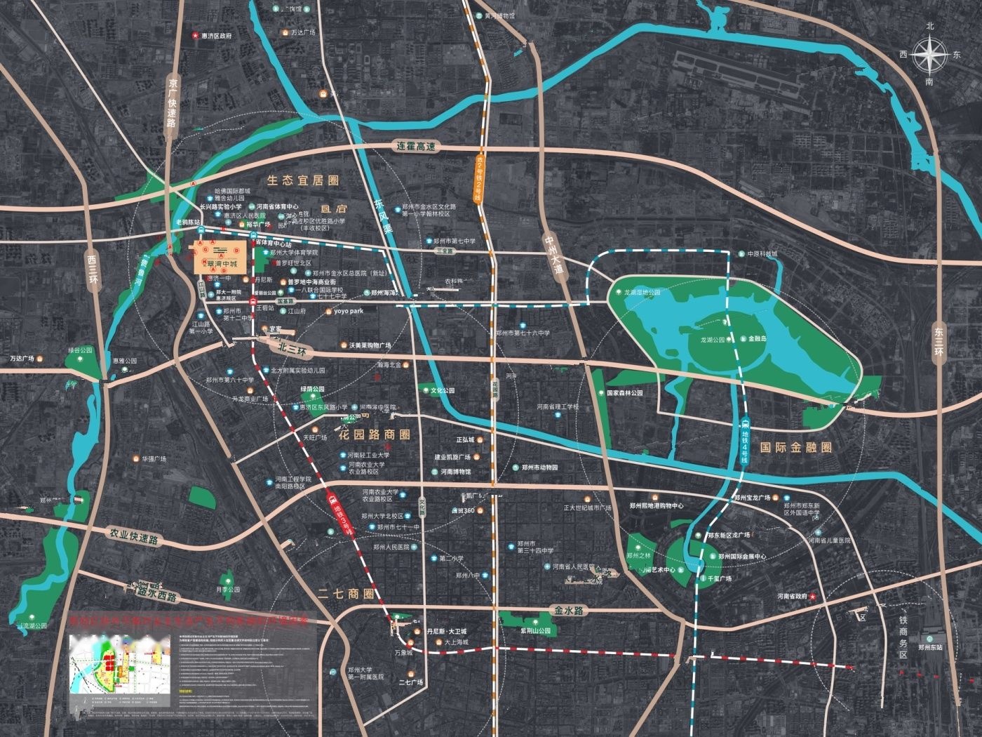 万科翠湾中城位置交通图