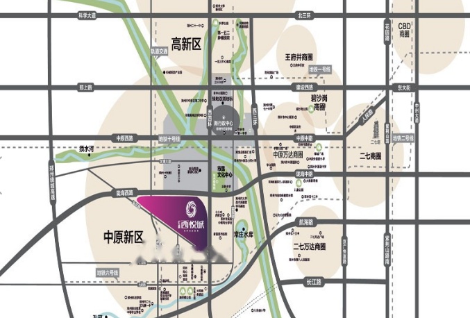 汇泉西悦城规划图