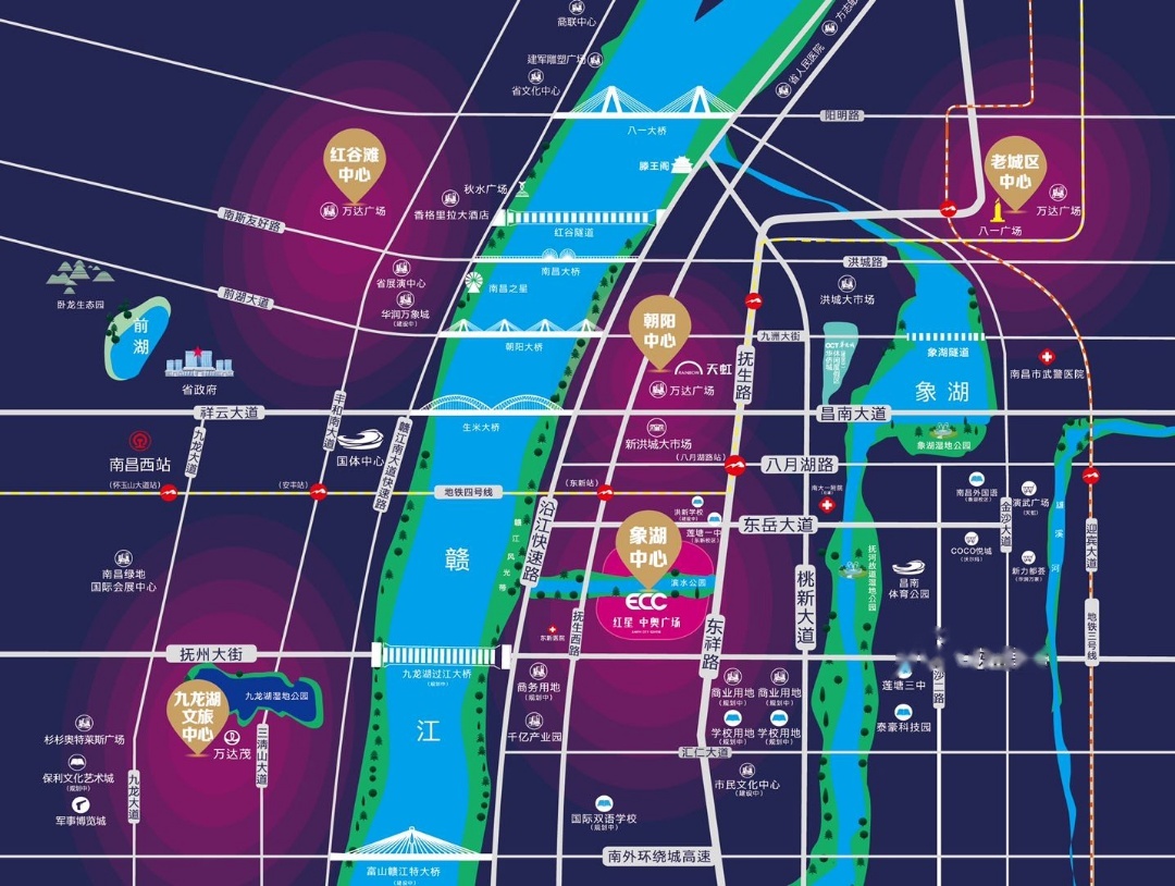 红星中奥广场位置交通图