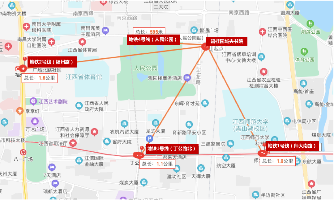 碧桂园城央书院位置交通图