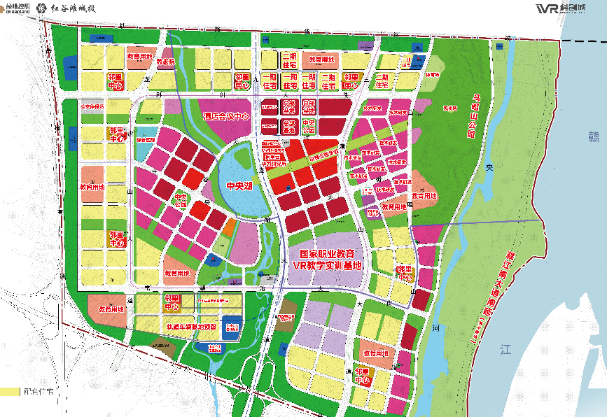 绿地VR科创城位置交通图